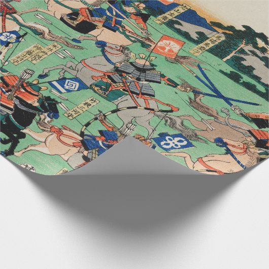 JAPANESE WOODBLOKAFDRUKKING VAN HET WRAPPINGSPAPIE CADEAUPAPIER (Hoek)