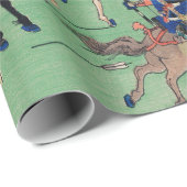 JAPANESE WOODBLOKAFDRUKKING VAN HET WRAPPINGSPAPIE CADEAUPAPIER (Rol Hoek)