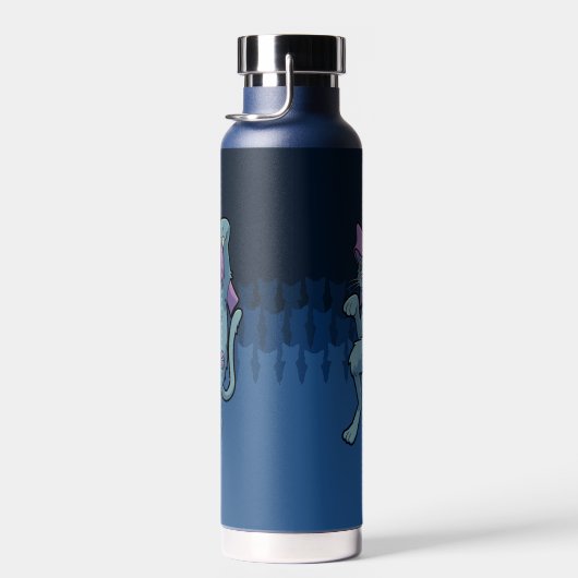 Japanese Yokai Bakeneko- Dancing Cat Waterfles (Rechts)