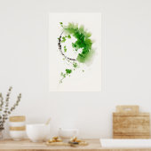 Japanese Zen Garden Poster (Keuken)