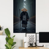 Japanese Zen Monk Poster (Thuiskantoor)