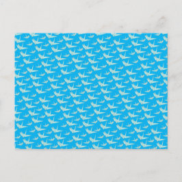 JapaneseOrigami Tsuru Cranes Briefkaart