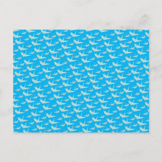 JapaneseOrigami Tsuru Cranes Briefkaart