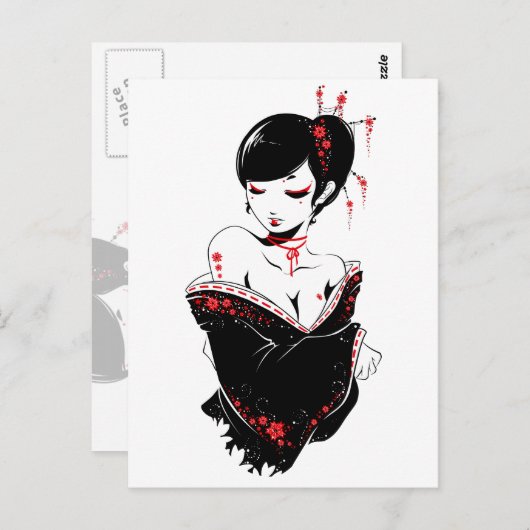 _japanesque briefkaart (Voorkant / Achterkant)