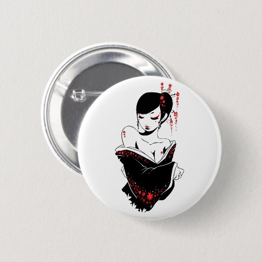 _japanesque ronde button 5,7 cm (Voorkant /achterkant)