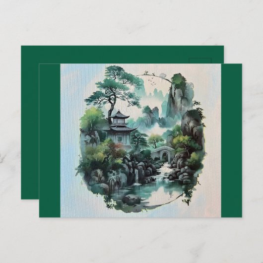 Japanhuis Briefkaart (Voorkant / Achterkant)