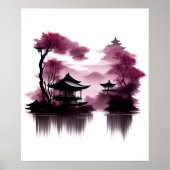 Japanische Landschaft - Poster (Voorkant)