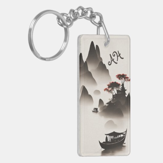  Japanische Landschaft  -  Sleutelhanger (Voorkant Links)