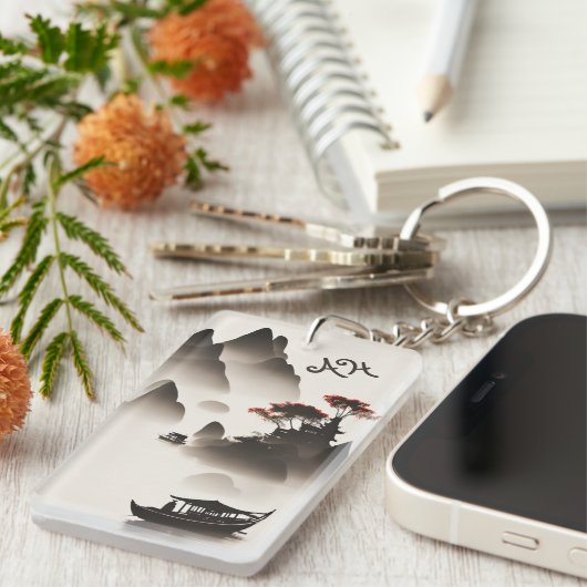  Japanische Landschaft  -  Sleutelhanger (Voorkant Rechts)