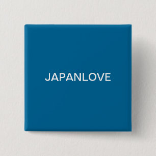 JAPANLIEFDE VIERKANTE BUTTON 5,1 CM
