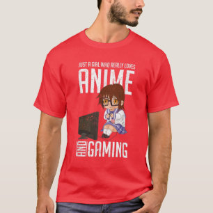 Japanner Anime Lover Gamer Girls Vrouwen Video Gam T-shirt