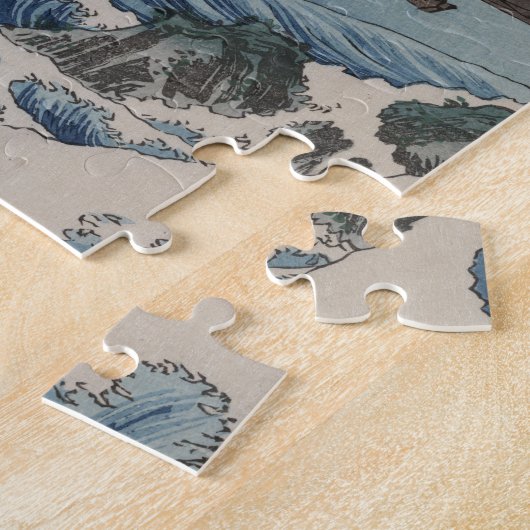 Japanner Het Zee Satta Legpuzzel (Zijkant)