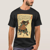 Japanner Retro Samurai Ukiyo e Warrior Japan Aesth T-shirt (Voorkant)