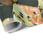 Japanner sushi cadeaupapier (Rol Hoek)