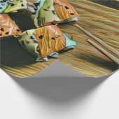 Japanner sushi cadeaupapier (Hoek)