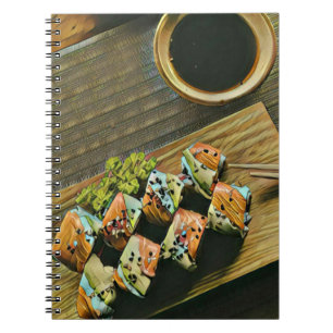 Japanner sushi notitieboek