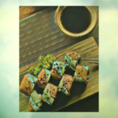 Japanner sushi raamsticker (Vel 3)