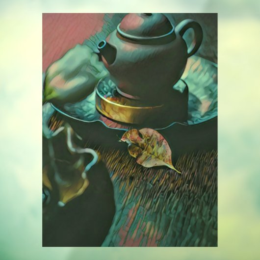 Japanner sushi raamsticker (Vel 3)