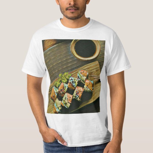 Japanner sushi t-shirt (Voorkant)