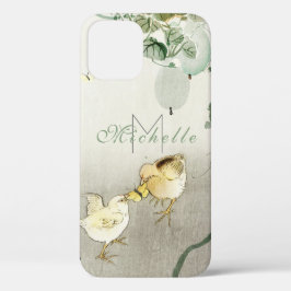 .Japanners afdrukken twee vogels en vlinder gedemp Case-Mate iPhone Case