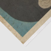 Japanners die haar ukiyo-stijl penselen, Art nr. 7 Tissuepapier (Detail)