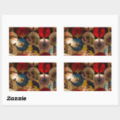 Japanners enstollingsstijl rechthoekige sticker (Vel)