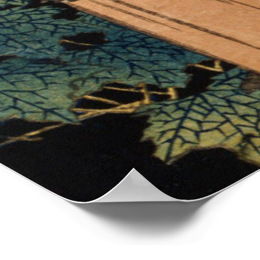 Japanners met hoofddoolhof Poster (Hoek)