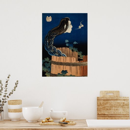 Japanners met hoofddoolhof Poster (Keuken)