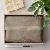 Japanners met witte kat ukiyo Style Art nr. 6 Tissuepapier (Geschenk)