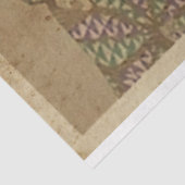 Japanners met witte kat ukiyo Style Art nr. 6 Tissuepapier (Detail)