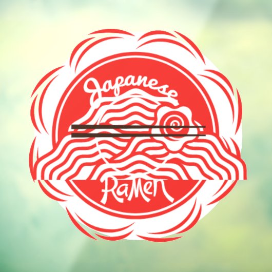 Japanners Restaurant Front 1 Raamsticker (Vel 3)