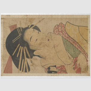 Japanners Woodblock Ukiyo Style Art No3 Tissuepapier
