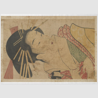 Japanners Woodblock Ukiyo Style Art No3 Tissuepapier