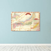 JapanPanoramaJapan Canvas Afdruk (Insitu (Houten vloer))