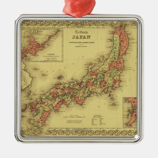 JapanPanoramaJapan Metalen Ornament (Voorkant)