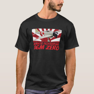 Japans A6M Zero WW2 Vighter Planet Warbird Japan T-shirt