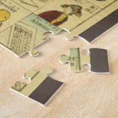 Japans-aan-engels poster van de flitskaart van de  legpuzzel (Zijkant)