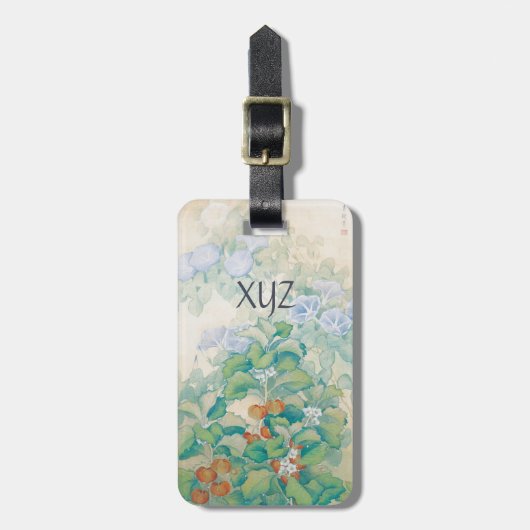 Japans aangepast bagagelabel voor kunst (Voorkant verticaal)