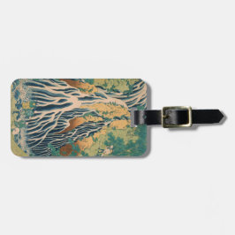 Japans aangepast bagagelabel voor kunst