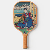 Japans aangepaste kunstmonogram pickleball paddle (Voorkant)