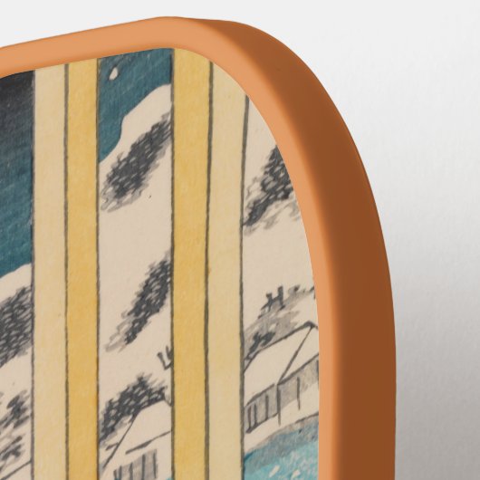 Japans aangepaste kunstmonogram pickleball paddle (Links Detail)