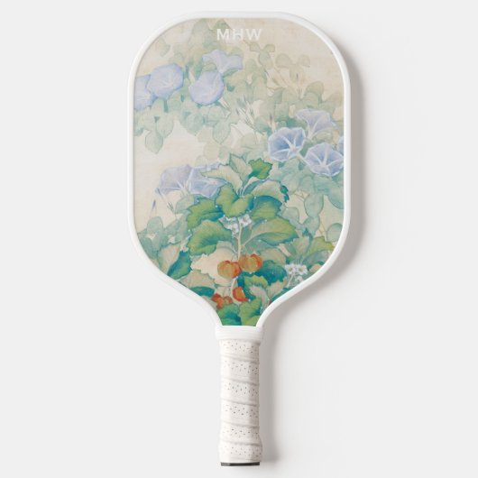 Japans aangepaste kunstmonogram pickleball paddle (Voorkant)