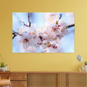 Japans Abriot Blossom Canvas Afdruk (Insitu (Woonkamer))