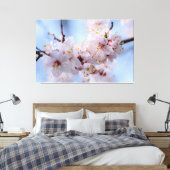 Japans Abriot Blossom Canvas Afdruk (Insitu (Slaapkamer))