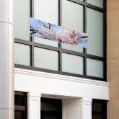 Japans Abriot Blossom Spandoek (Buitenkant Gebouw)