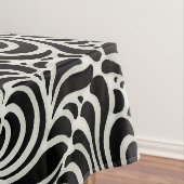  Japans abstract in zwart wit Tafelkleed (Voorbeeld)