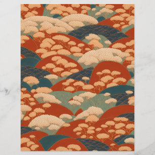 Japans abstract kimono patroon plakboek papier