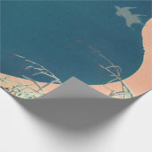 JAPANS ABSTRACT KROWS FLYING Wrapping Paper Cadeaupapier (Hoek)