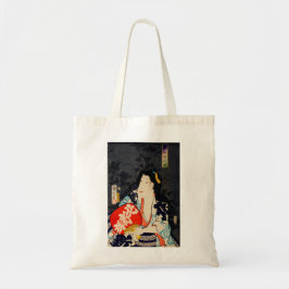 Japans actrice van Toyohara Kunichika Tote Bag