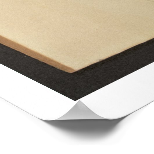 Japans Afbeelding van de Kunst van Zwarte Crow in Poster (Hoek)